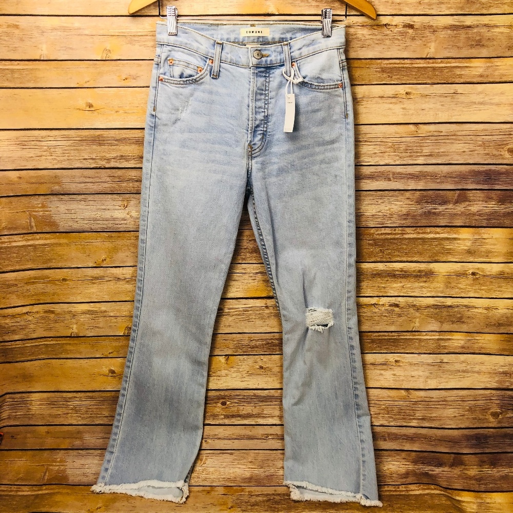 Comune NWT Vintage Thrift Kicker Jeans - 25